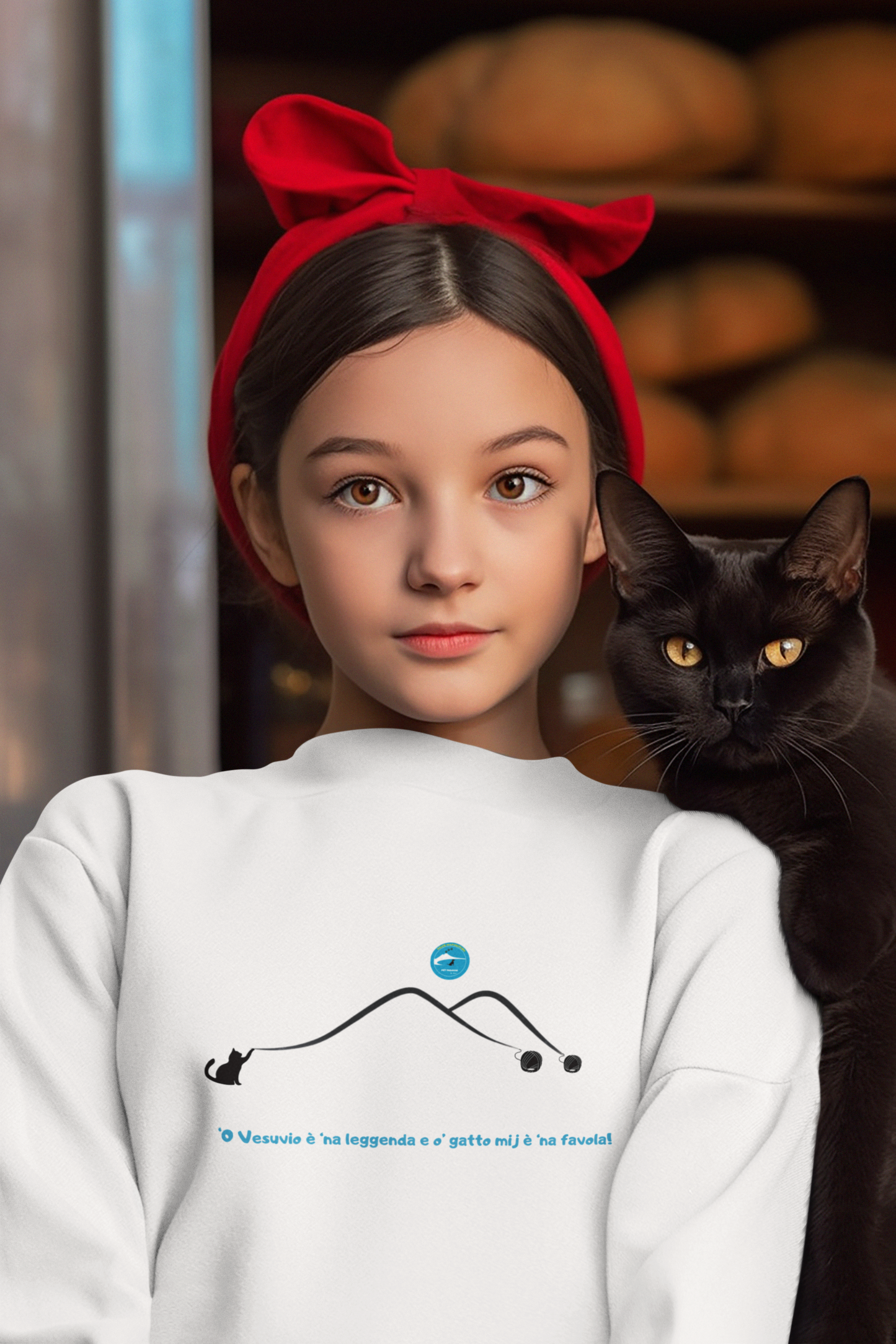 Felpa Bambino "Vesuvio" – Morbidezza 80% Cotone & Vestibilità Elegante