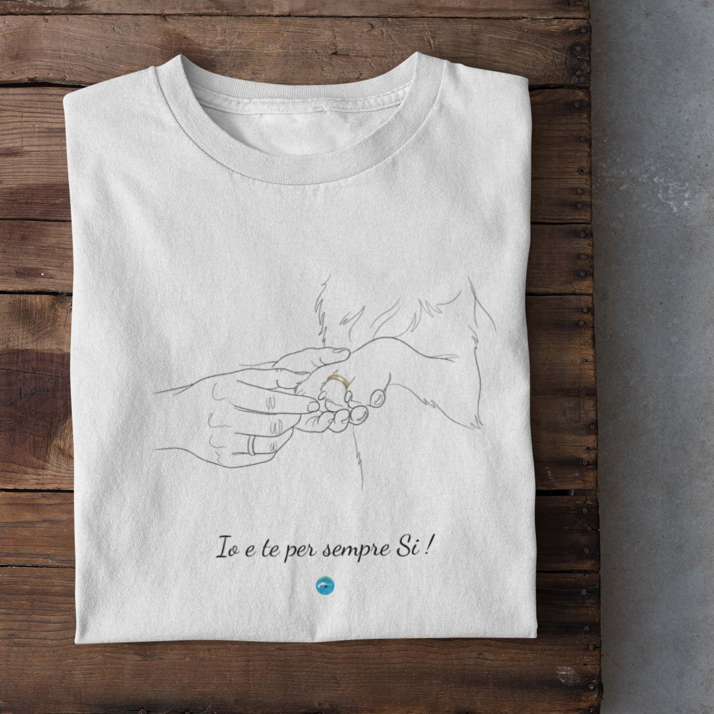 t-shirt Per sempre si