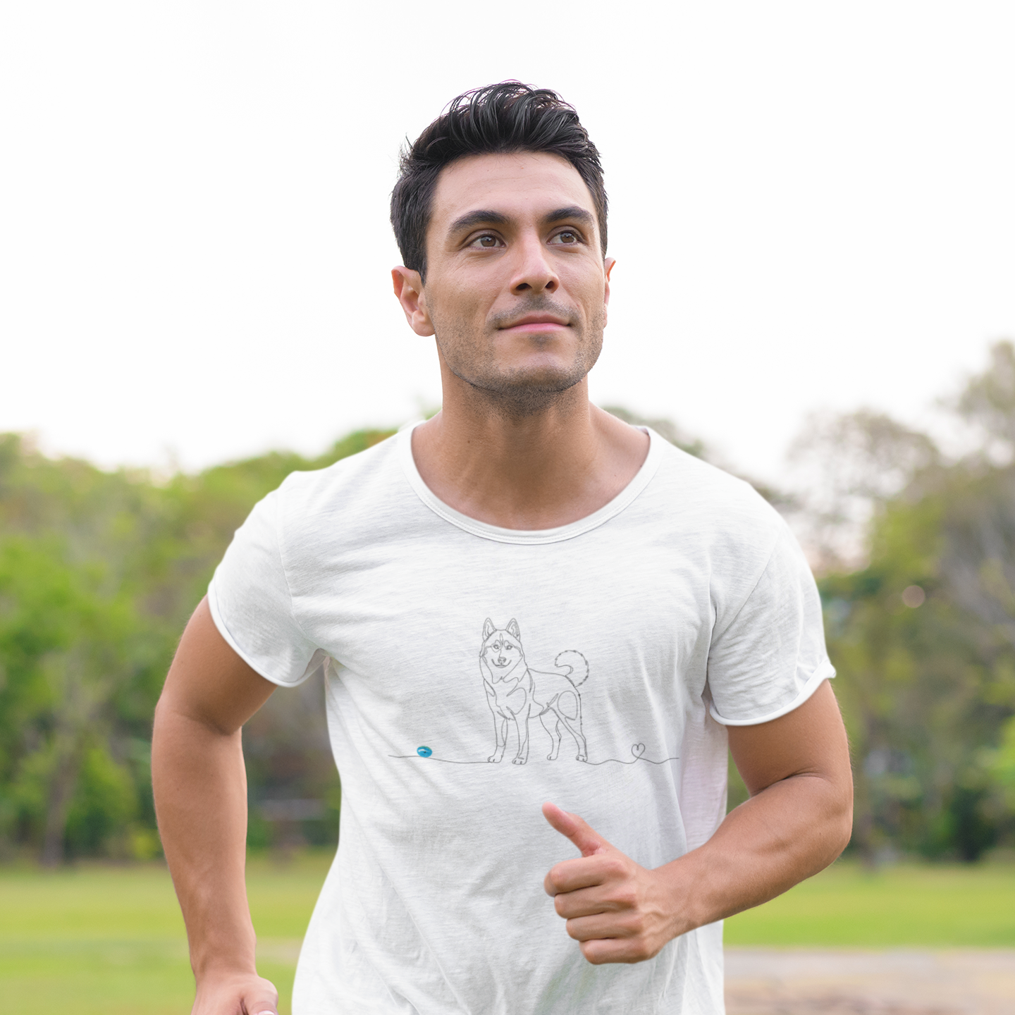 t-shirt husky