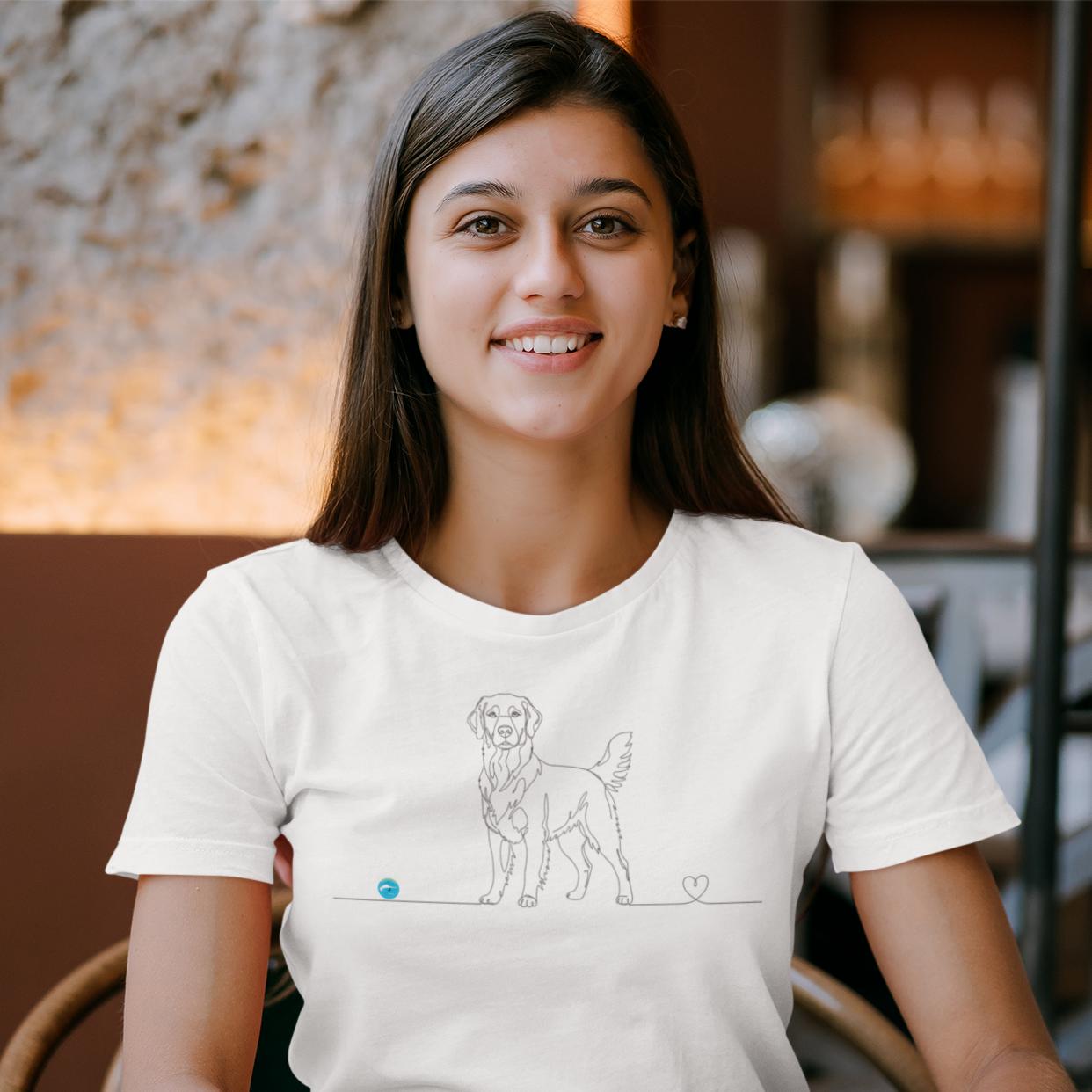 t-shirt golden retriever