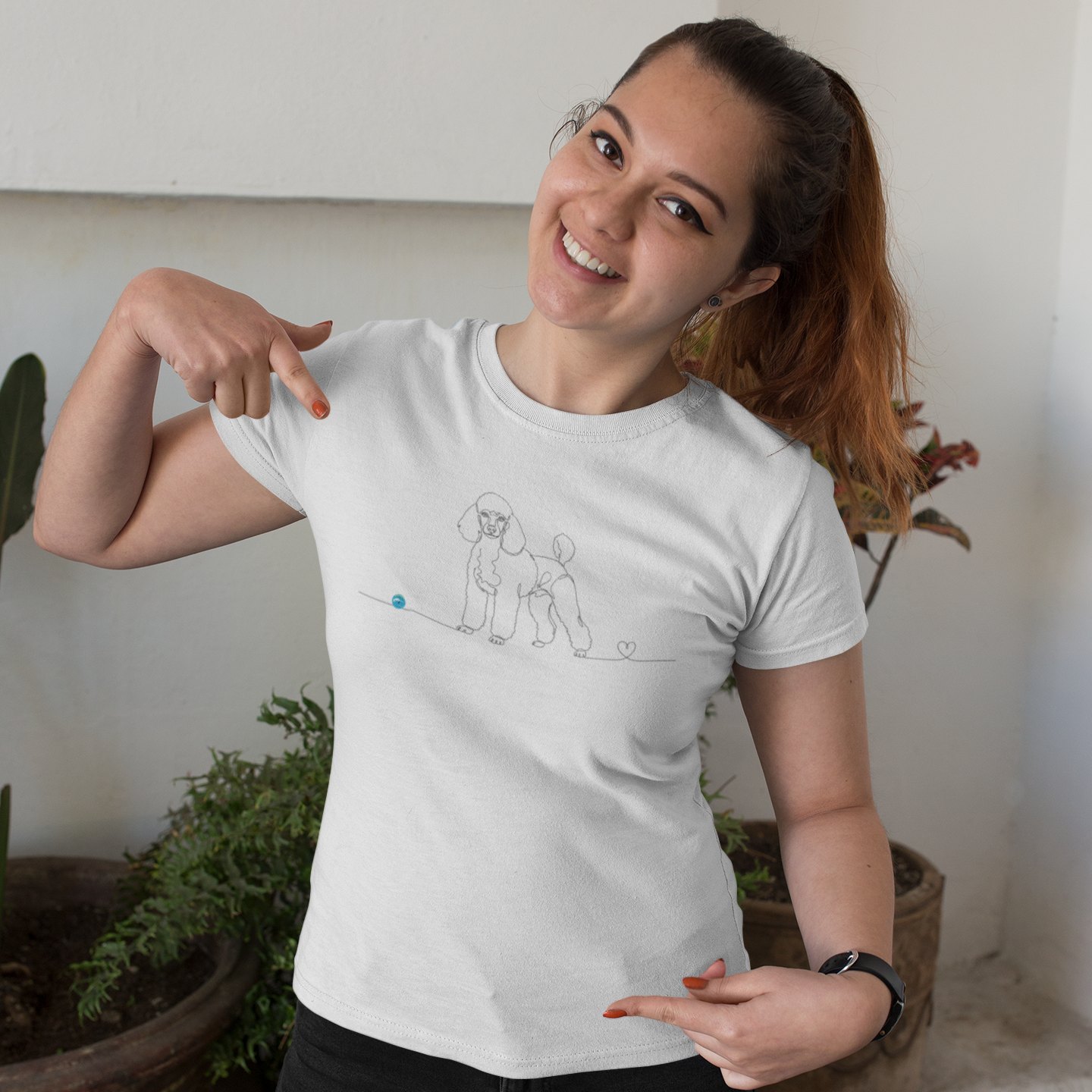 t-shirt barboncino