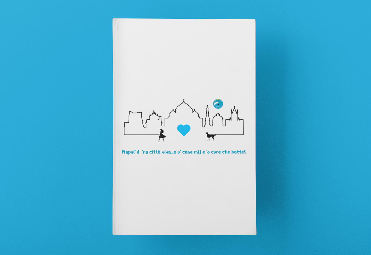 Diario con Copertina Rigida donna "Napoli Skyline" – Esclusivo & Rilegatura Durevole