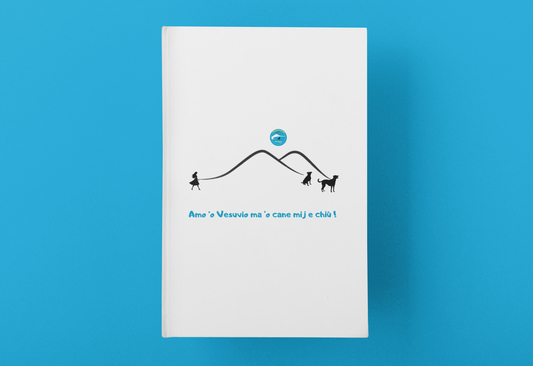 Diario con copertina rigida Vesuvio con figura femminile