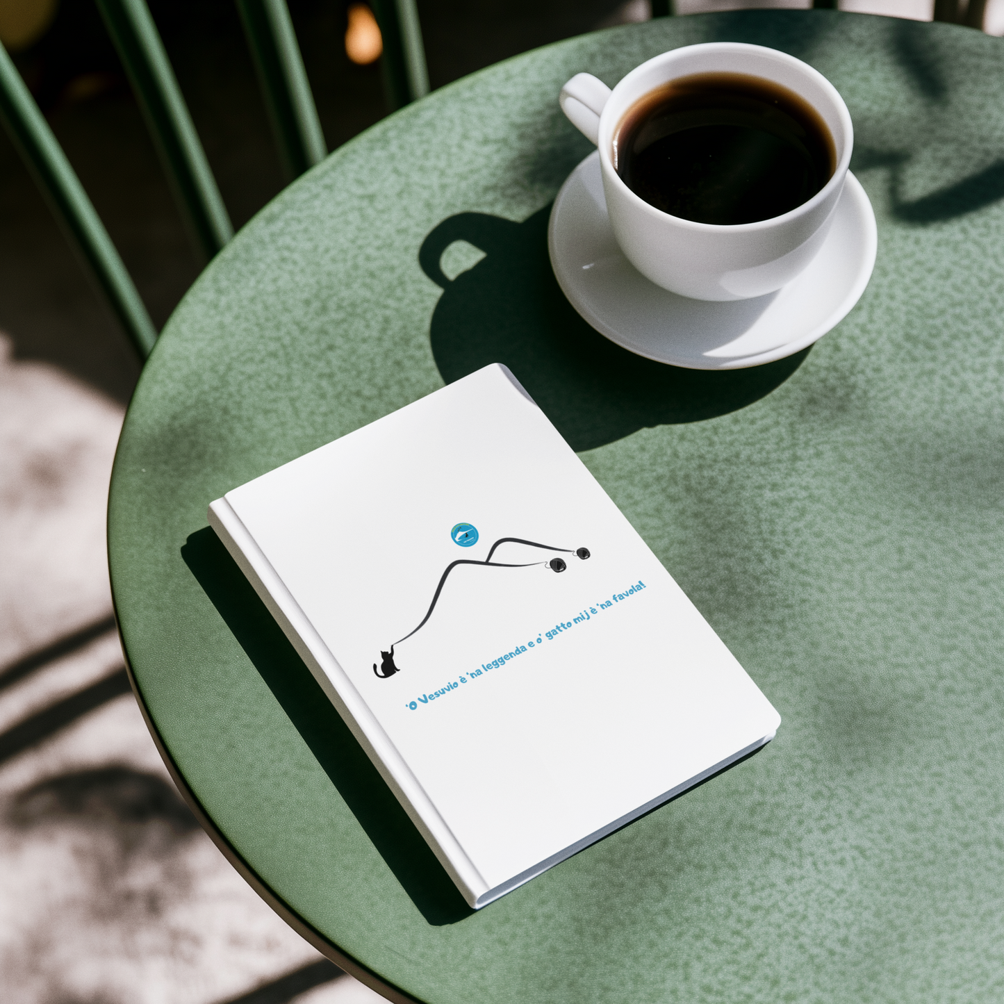 Diario con Copertina Rigida "Vesuvio " – Stampa Avvolgente & Dorso Piatto