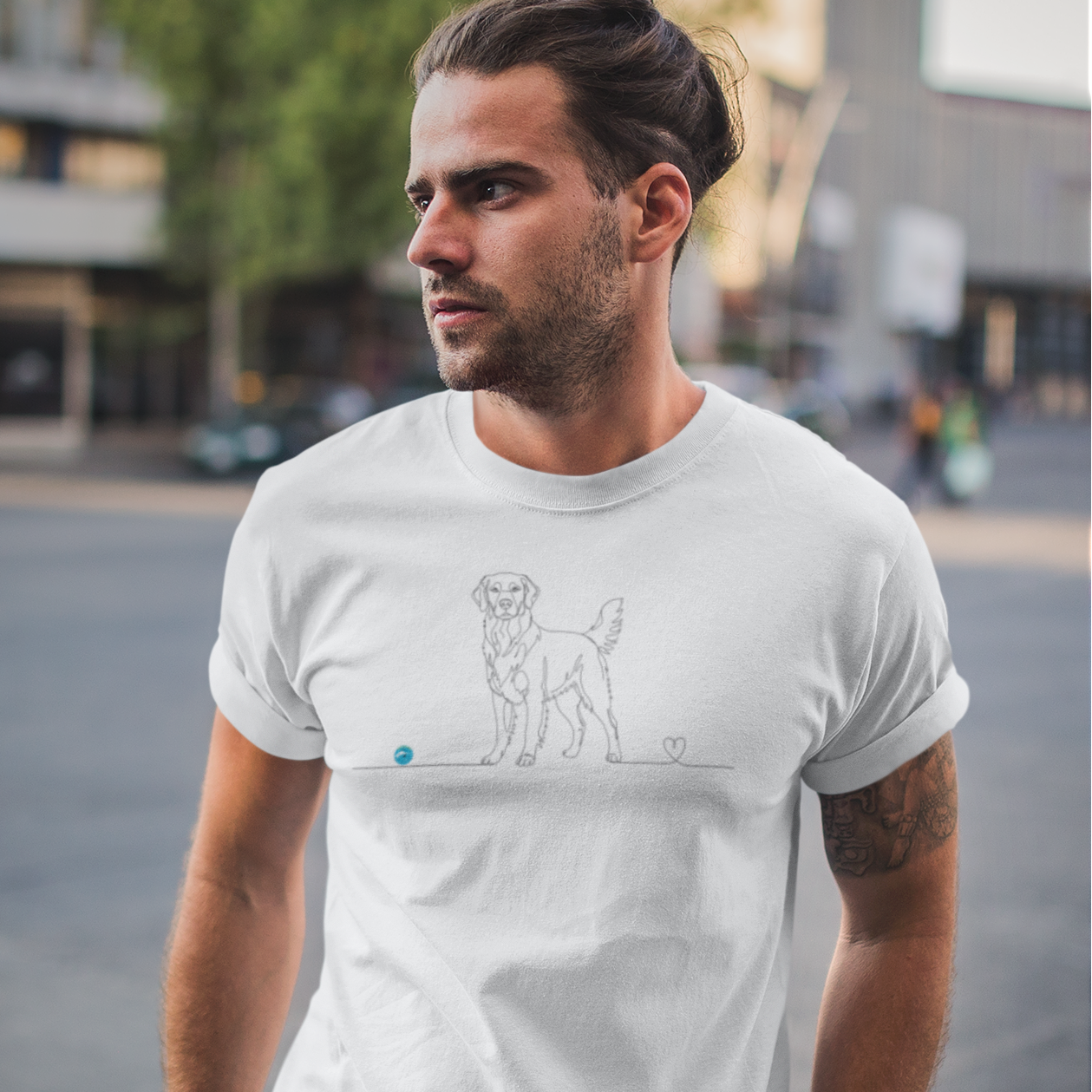 t-shirt golden retriever