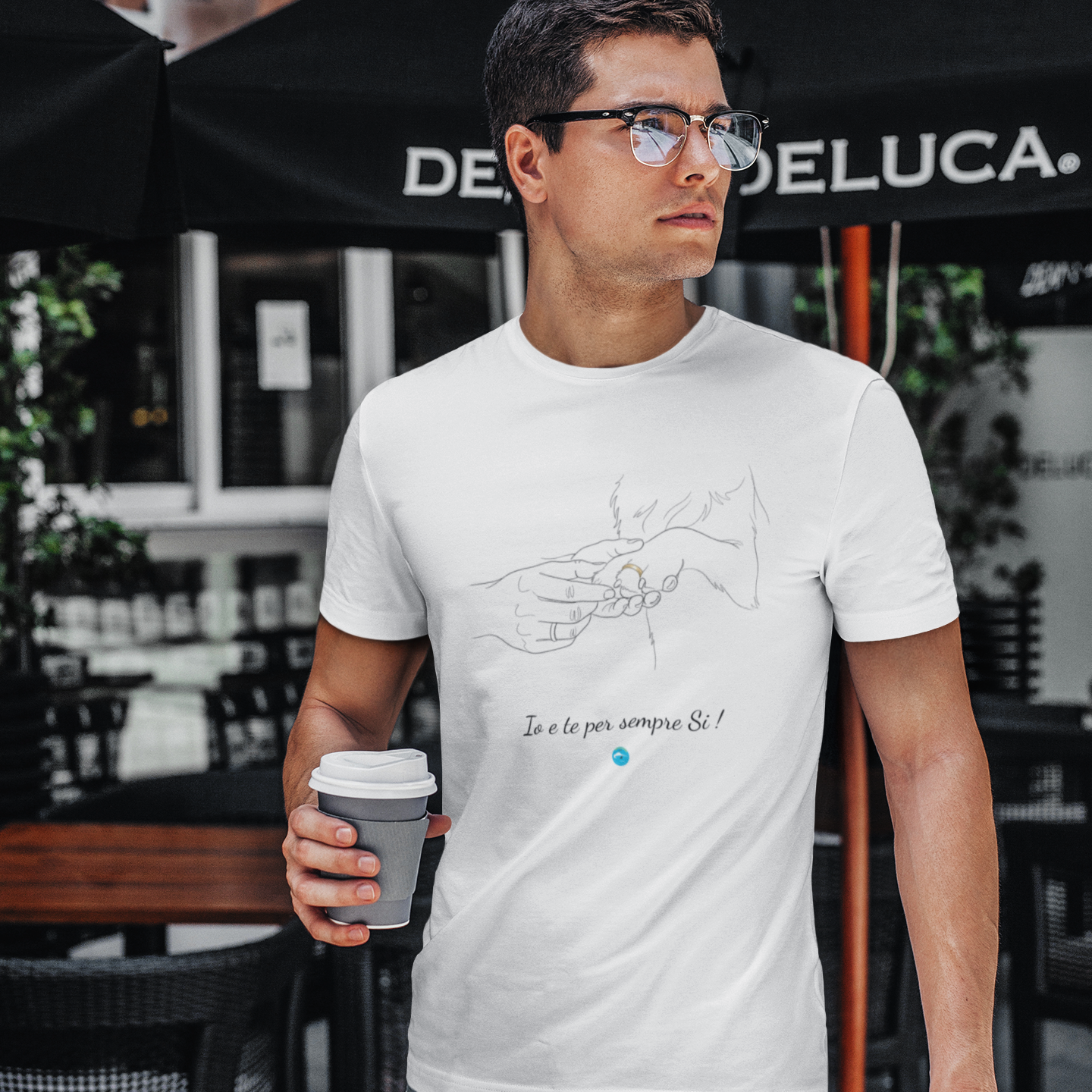 t-shirt Per sempre si