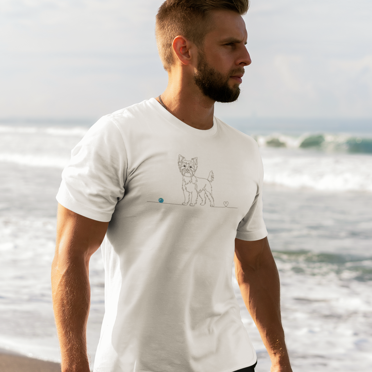 t-shirt yorkshire terrier