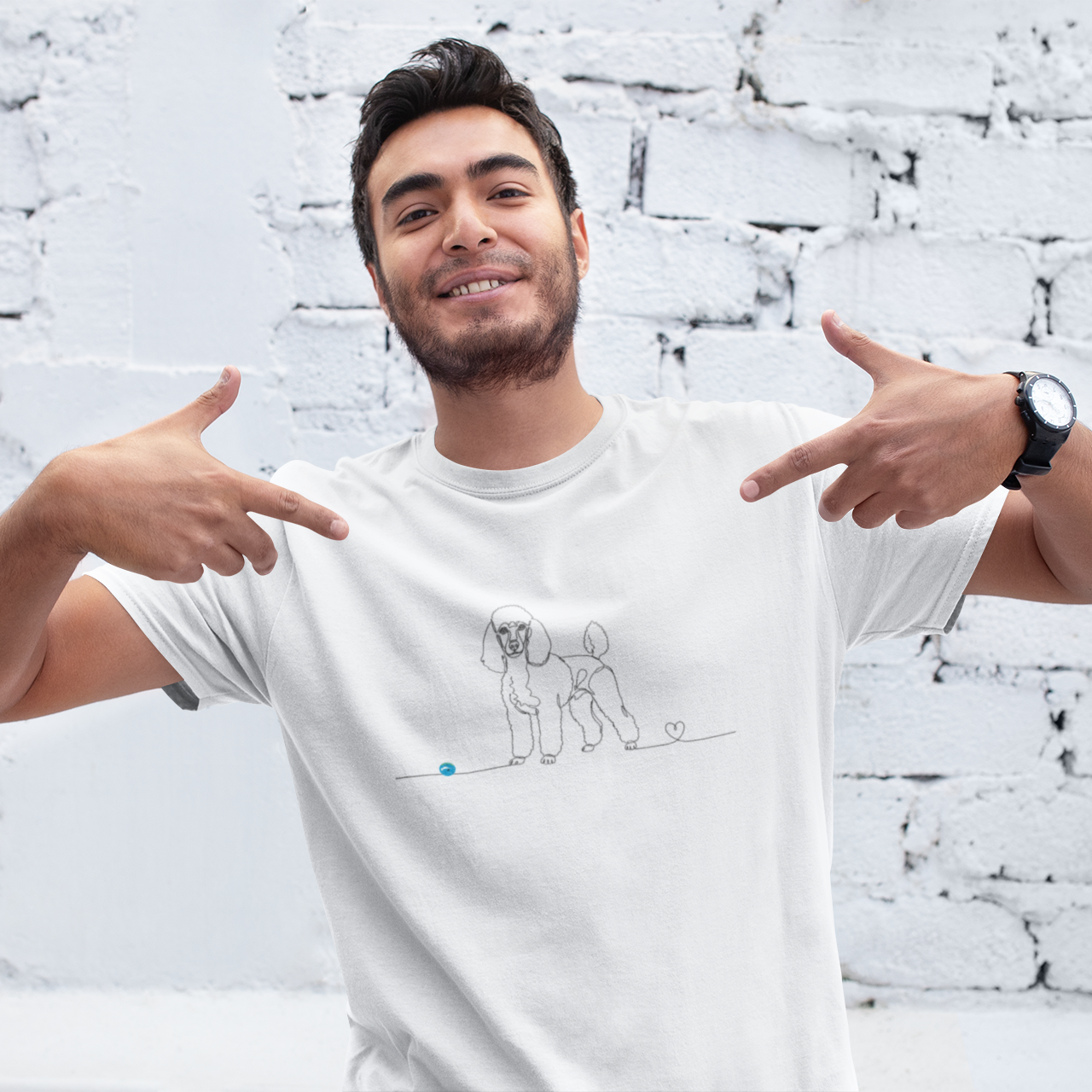t-shirt barboncino