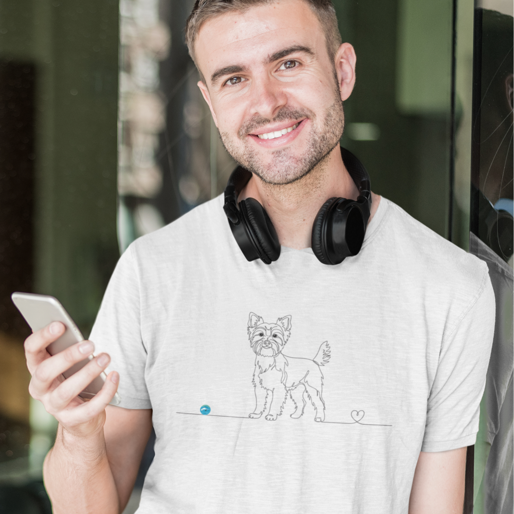 t-shirt yorkshire terrier