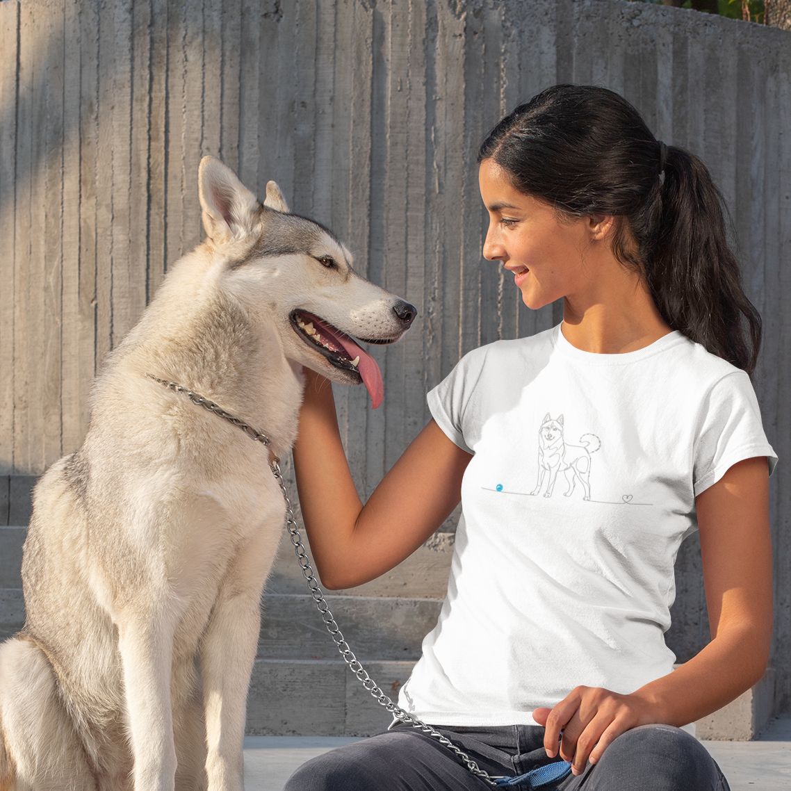 t-shirt husky