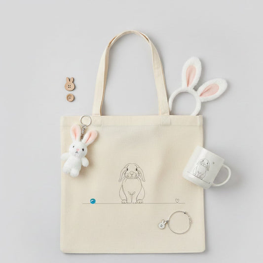 borsa con coniglio ariete