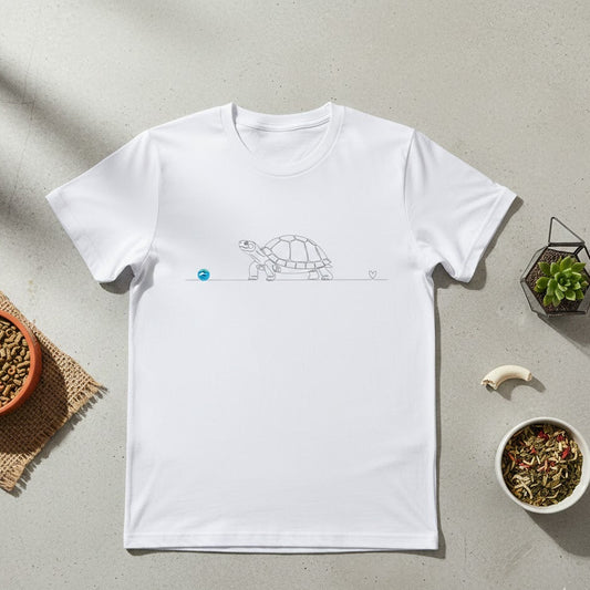 t-shirt con tartaruga