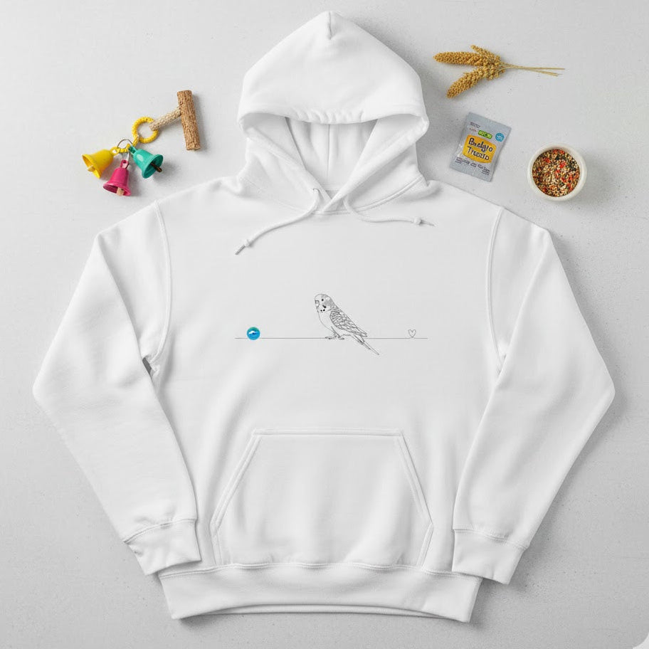 felpa con pappagallino