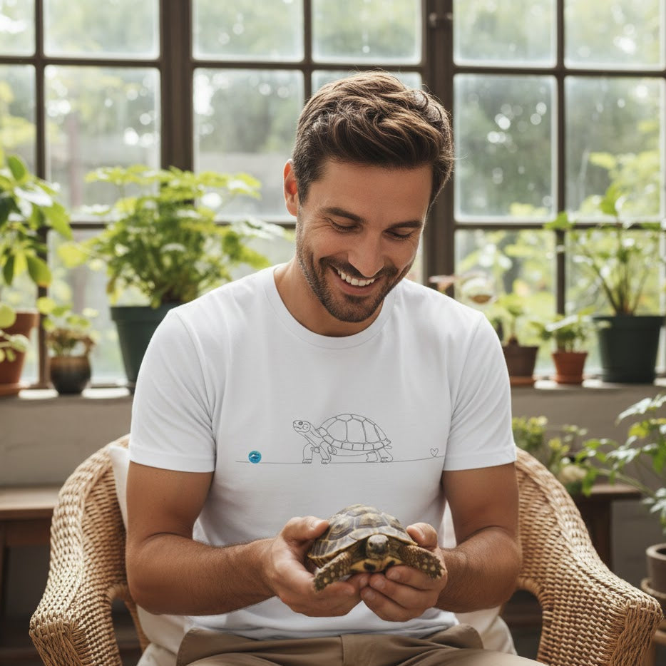 t-shirt con tartaruga