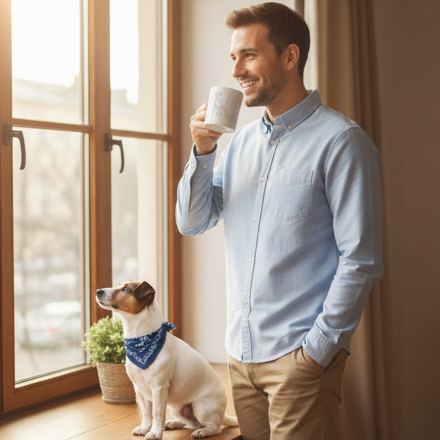 Tazza Jack Russell - Line Art