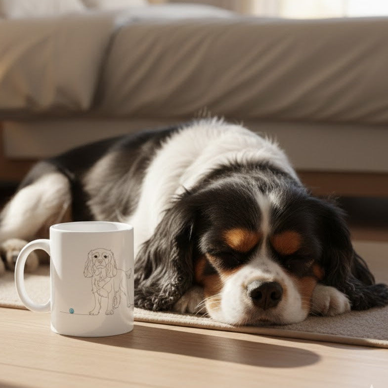Tazza Cavalier King Charles - Art Line